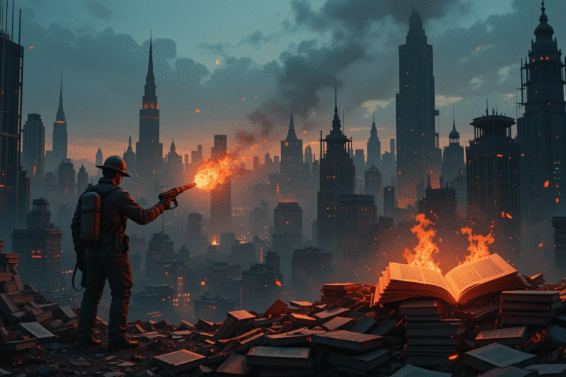 Summary of Fahrenheit 451: A Timeless Dystopian Tale