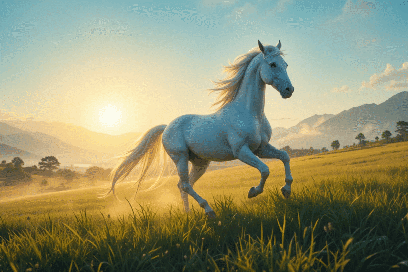 The Summary of the Beautiful White Horse: Themes and Insights