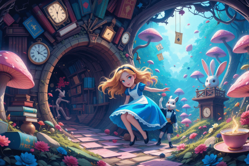 Summary of Book Alice in Wonderland: A Whimsical Journey Unveiled